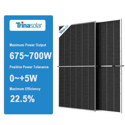 Trina Monocrystalline Module Solar Panel for Bifacial Applications 575W 580W 590W 595W