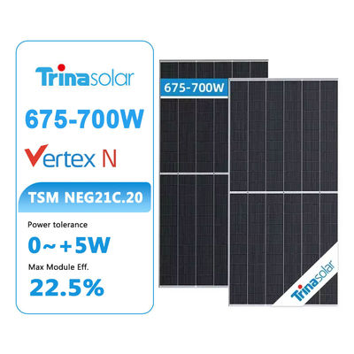 TS4* Connector 670W 700W Trina Solar Panels Energy Pv Modules Panneau Solaire For House