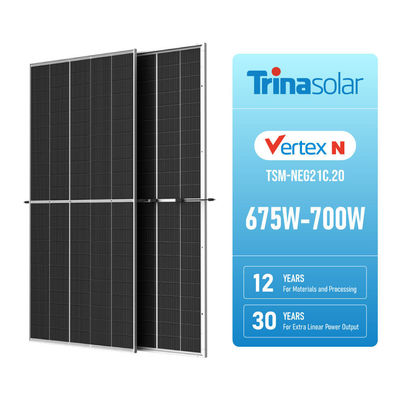 330W 395W N-type Monocrystalline Solar Panel with Anodized Aluminium Alloy Frame