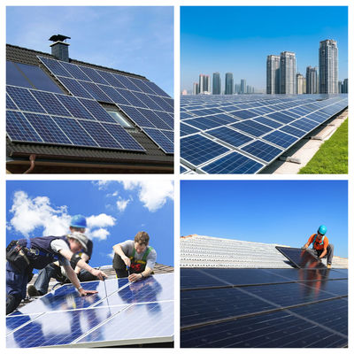 330W 395W N-type Monocrystalline Solar Panel with Anodized Aluminium Alloy Frame