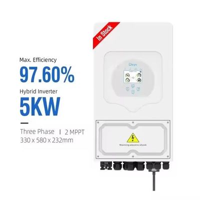 5KVA Deye SUN 5K SG03LP1 EU Single Phase Home Energy Storage Solar Inverter 28/20.5kg