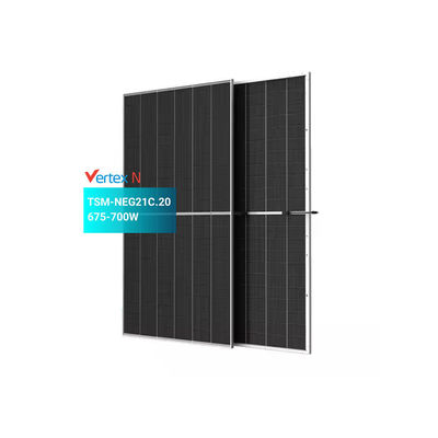 Anodized Aluminium Alloy Frame PERC Solar Panel 680W 690W 700W for Home Installation