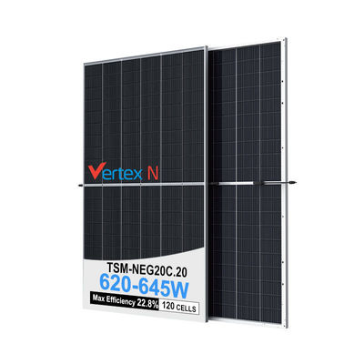 620W 625W 630W 635W 640W 645W Solar Panel N-Type Monocrystalline Dual Glass Vertex N