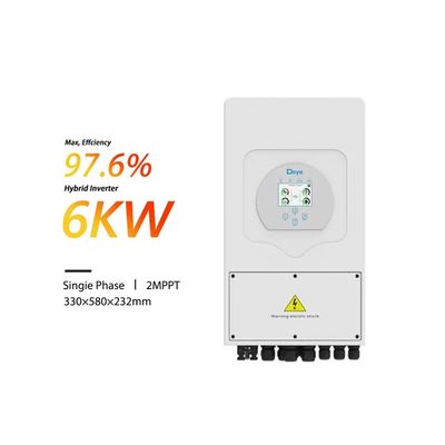 5kw Single Phase 2MPPT Hybrid Solar Inverter SUN-5K-SG03LP1-EU with ≥99.9% Efficiency