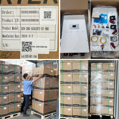 DEYE SUN-10K-SG01HP3-EU-AM2 3 Phase Hybrid Inverter Output Current 45A for Benefit