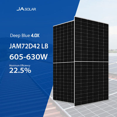 JA Solar Double Glass Bifacial PV Modules 630W N-type TOPCOn Solar Panels 620W for POWER STATION