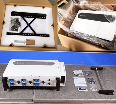 100kw 110kw 125kw Growatt Solar Converter MAX 100KTL3-X LV 3phase Inverter 84KG Weight