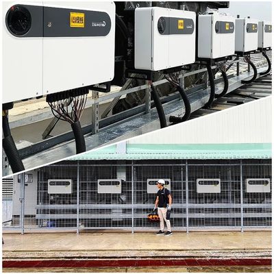100kw 110kw 125kw Growatt Solar Converter MAX 100KTL3-X LV 3phase Inverter 84KG Weight