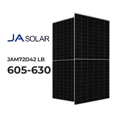 High Power 620W Ja Solar Panel with IP68 Junction Box and 2.0mm Tempered Low Iron Glass