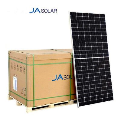 High Power 620W Ja Solar Panel with IP68 Junction Box and 2.0mm Tempered Low Iron Glass