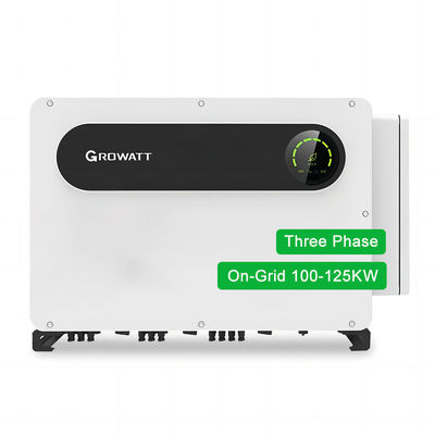 IEC61727 Certificate Growatt MAX 100KTL3 X LV On Grid Inverter Three Phase 50hz 60hz