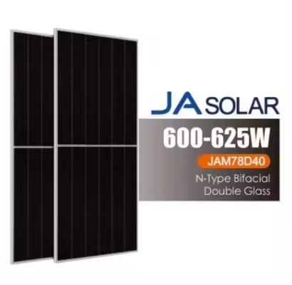 600-625W Half Cell and PERC Type JA Solar Panel for 2024 Distributed Project at Lower Cost