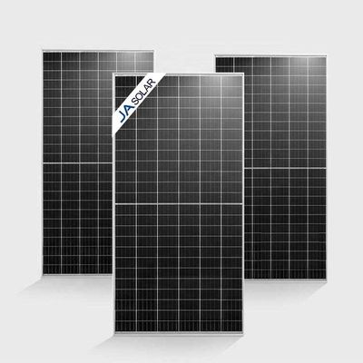 610W JA Mono MBB Half-Cell N-type Bifacial Double Glass PV Module Solar Panel 4mm 2 IEC