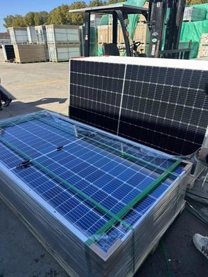 610W JA Mono MBB Half-Cell N-type Bifacial Double Glass PV Module Solar Panel 4mm 2 IEC