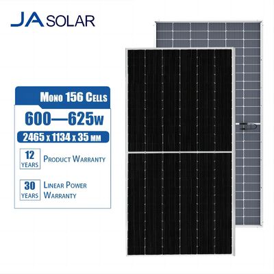 Wind Load 2400Pa TOPCON Solar Panels 600W 605W 610W 615W 590W 595W Mono Bificial N Type