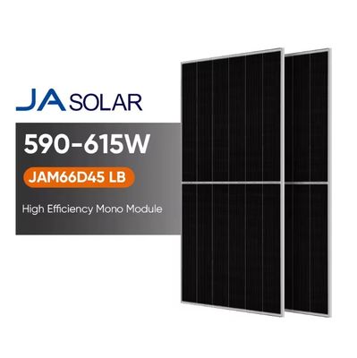 590-615W Half-Cut Bificial Solar Panels with 2.0mm Front Glass and 2.0mm Back Glass