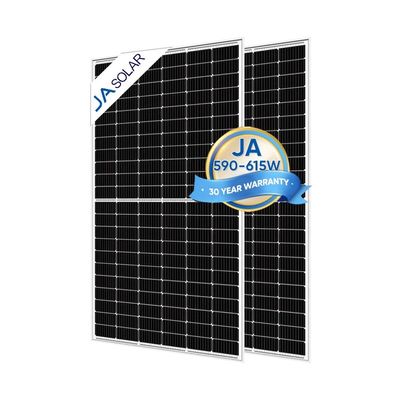 JA Solar Panels 590W Half-Cell Panels Solar 595W 600W 605W 610W 615W N-Type Bifacial
