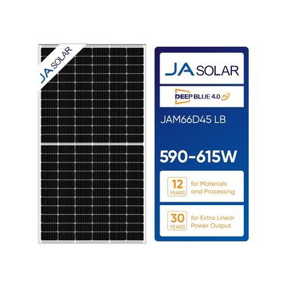 Home Solar Energy Storage System 590W-615W 132Cell Perc N-Type Bifacial Mono Pv Panel