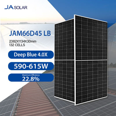 590W 595W 600W 605W 610W 615W N Type Solar Panels with Anodized Aluminium Alloy Frame