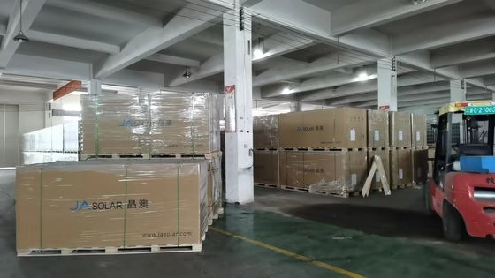 JA SOLAR Efficiency Bifacial Solar Panel with Double-glass and Half-Cell MBB Technology