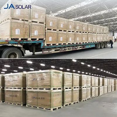 JA SOLAR Efficiency Bifacial Solar Panel with Double-glass and Half-Cell MBB Technology