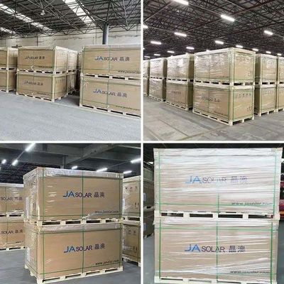 JA Solar Panel Deep Blue 575W 580W 585W 590W 595W 600W Bifacial Double Glass PV Modules
