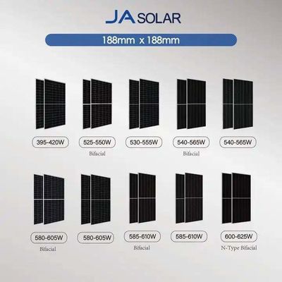 JA Solar Deep Blue 4.0 N-Type Bifacial Double Class Mono Module 575-600W JAM72D40 LB