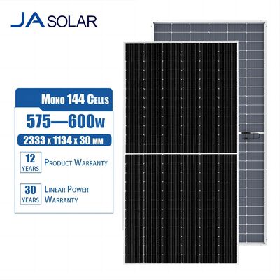575W 585W 595W Monocrystalline Bifacial Dual Glass Solar PV Module with Long Lifespan