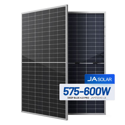 JA Solar 600W Bificial Solar Panel with 2.0mm Double Glass and IEC ISO TUV Certificate