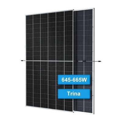 BR Solar PV Module 645W 650W 655W 660W 665W 670W Trina Solar Panels 210mmx210mm Cells