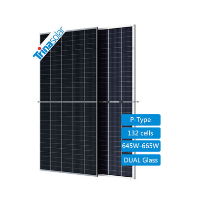 Trina Customized Solar Power Panel 645W 650W 660W with 22.5% and MC4 EVO2/TS4* Connector