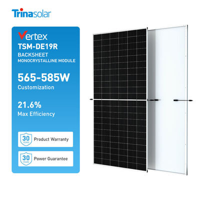 High Energy Trina Vertex DE19R 565W 570W 575W 580W 585W Solar Panel for Solar Projects