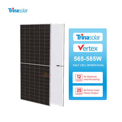 Trina Vertex TSM-DE19R 565W-585W Solar Panels for Solar Power System Cables 4.0mm2