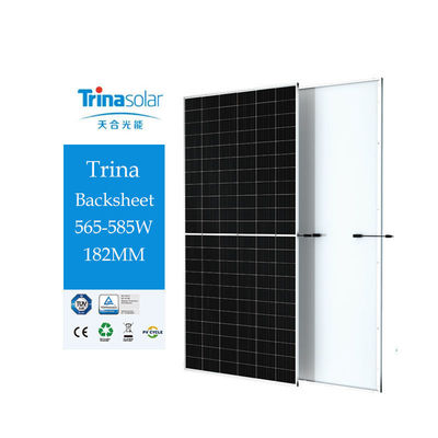 Trina DE19R TSM-DE19R 565-585W Vertex backsheet Mono Module for Solar Panel Solutions