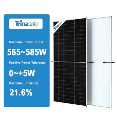 IP68 Rated Junction Box 132cells Mono 565W-585W Solar Panel for Your Requirements