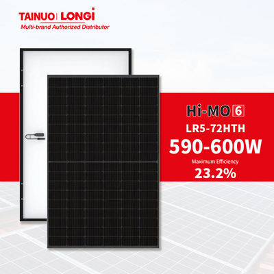 Longi Hi-MO 6 Solar Panel 590W 600W 600 Watt Half Cell Pv Panels Module with Warehouse