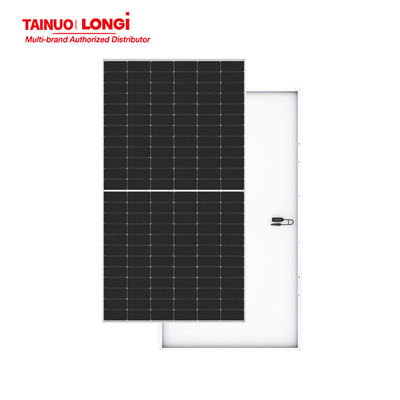 Longi 570w Tier 1 Solar Panels with 3.2mm Tempered Low Iron Glass and IP68 Rated Junction Box
