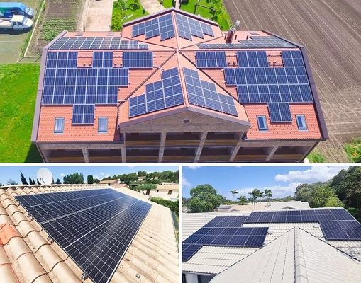 Anodized Aluminium Alloy Frame Longi 550W Tier 1 Solar Panels for Sustainable Power Generation