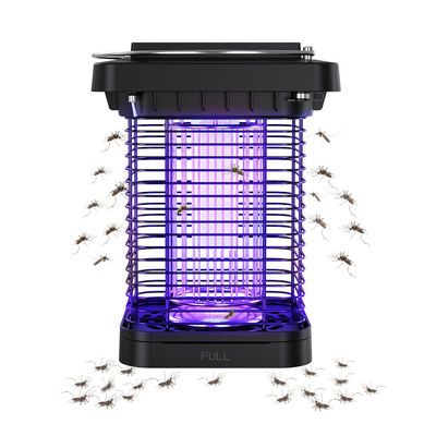 Water Retardant Solar Mosquito Killer Lamp Outdoor Solar Bug Zapper anti shock