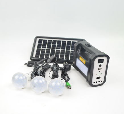 3W Off Grid Solar Lighting System Solar Home Lighting Kit Lightweight