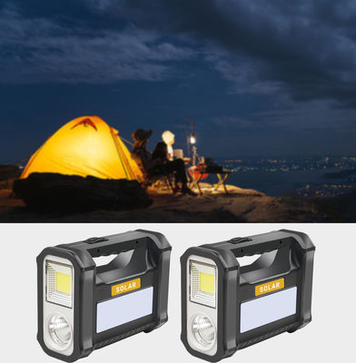 Multifunction Portable Mini Home Outdoor Led Camping Solar Searchlight Energy Lighting System Kit