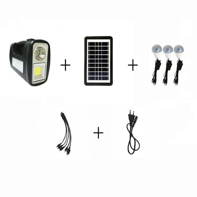 Multifunction Portable Mini Home Outdoor Led Camping Solar Searchlight Energy Lighting System Kit