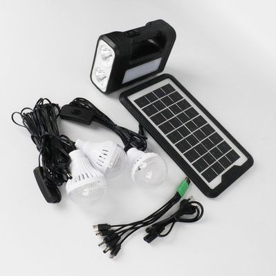 4500mAh Battery Solar Powered Portable Led Bulb Lights Flashlight Solar Handheld Spotlight Emergency Lights