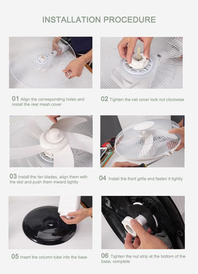 16inch 18inch 12 Volt Solar Panel Fan USB Charge Solar Emergency Fan