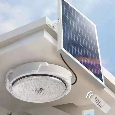 New Design High Power 100w 200w 300w Three Light Color Changeable Remote Control Led Solar Ceiling Light Indoor House