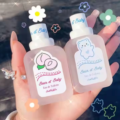 Fruity Fragrance 50mL Lasting Fresh Milk Fragrance Natural Eau De Perfume Mist Style Baby Kids Fragrance