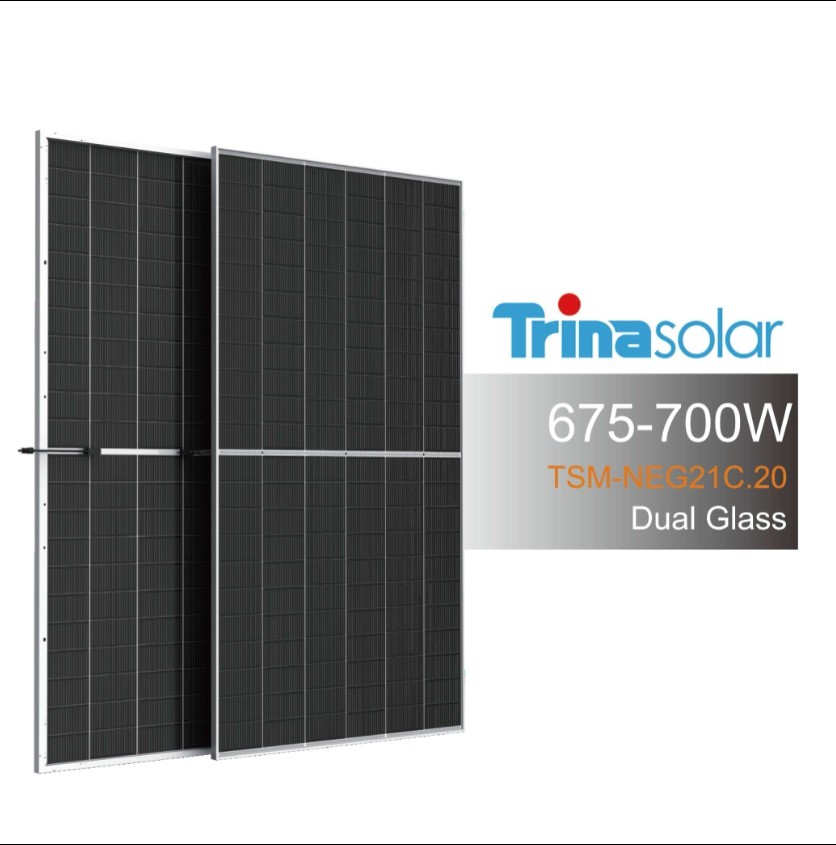 Mono Solar Panel TSM-NEG21C.20 670W 675W 680W 685W 690W 695W 700W for ...