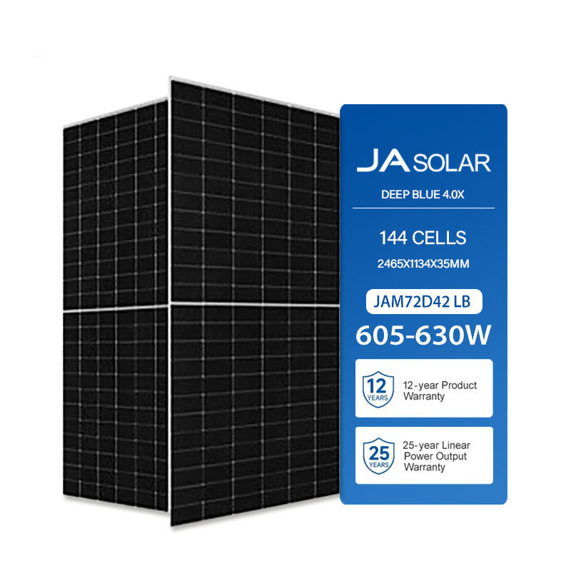 Newest JA Solar Photovoltaic Panel 605W 610W 615W 620W 630W Half Cell N ...