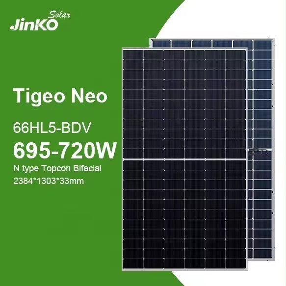 720 Pv Module Commercial N Type Topcon PV Module 720W 715W 710W 705W 700W Jinko Solar ...